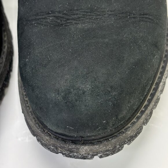 Timberland Womens Premium Black Nubuck 6" Waterproof Boots Sz 7M 8658A Insulated - Picture 8 of 16